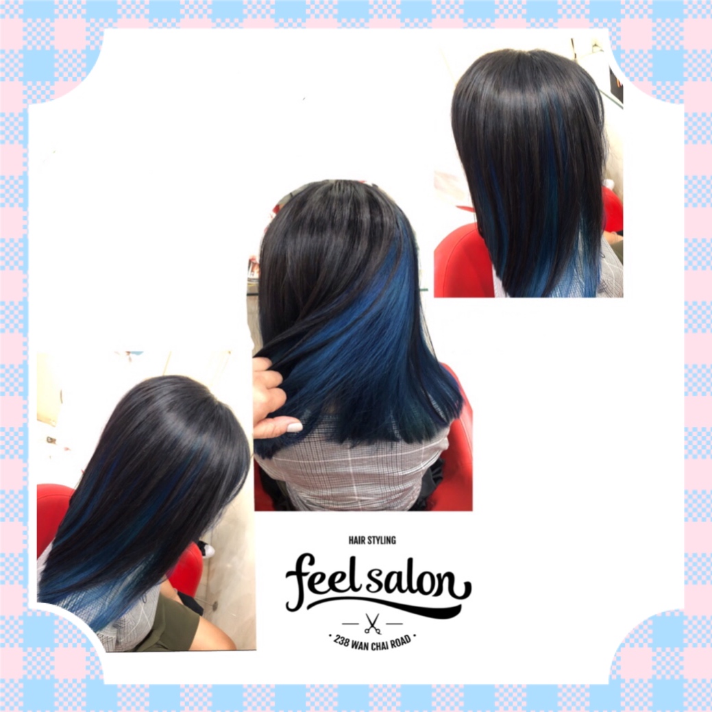 Feel Salon之髮型作品: 漸變藍